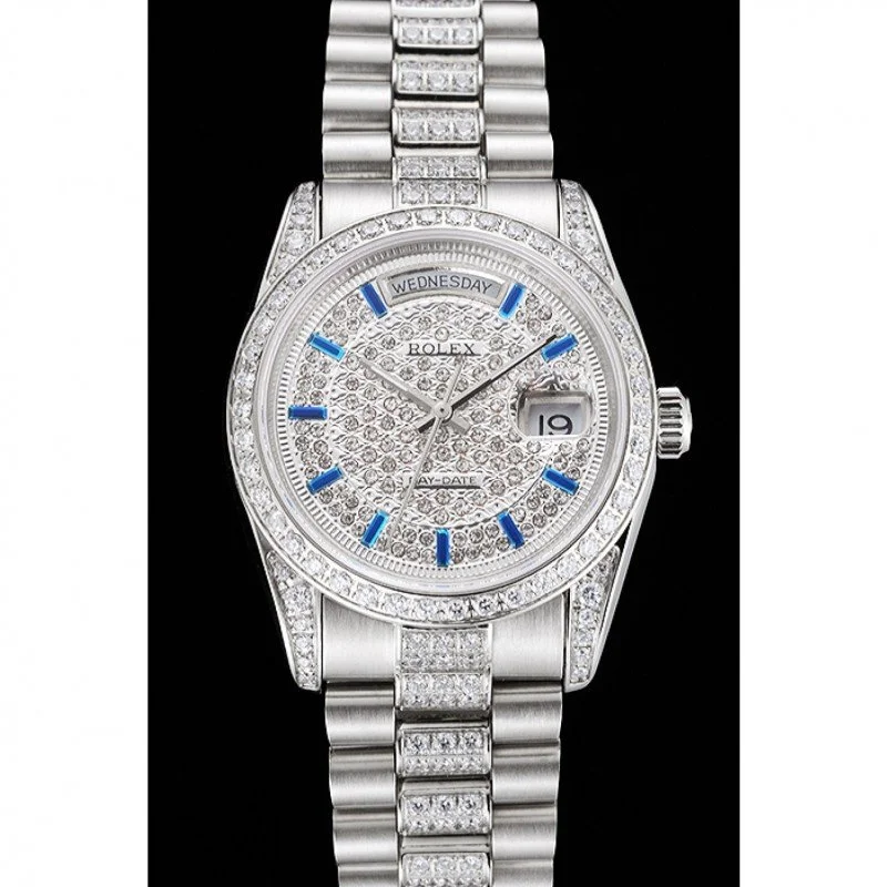 Superclone Rolex Day-Date 36mm White Dial REP016824 - Bestter Watches