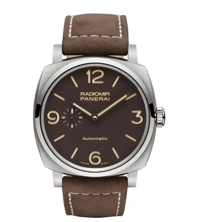 Panerai Radiomir Men Automatic Brown Calf Watch PAM00619 - Bestter Watches