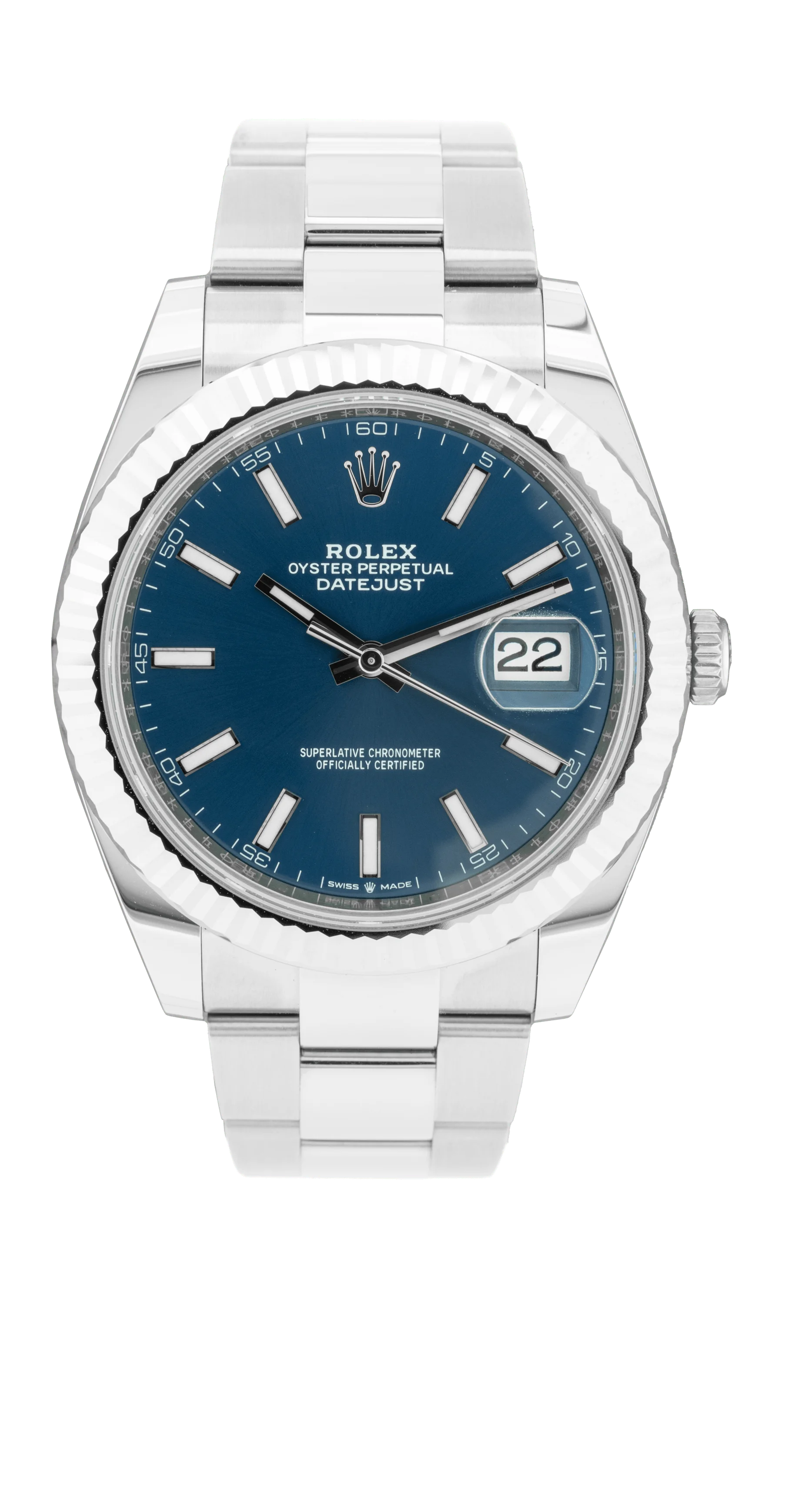 Rolex Datejust 41mm Blue Dial 126334 Oyster - Bestter Watches