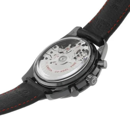 Omega Speedmaster Men Automatic Black Leather Watch O31192445101004 - Bestter Watches