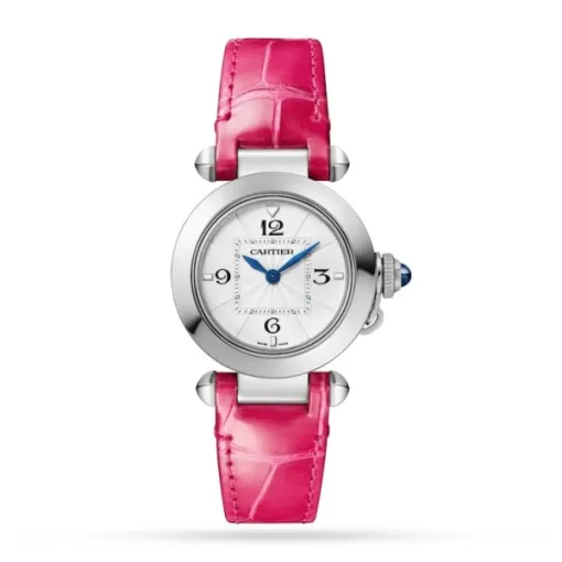 Cartier Pasha de Cartier Women Quartz Silver Stainless Steel Watch WSPA0021 - Bestter Watches