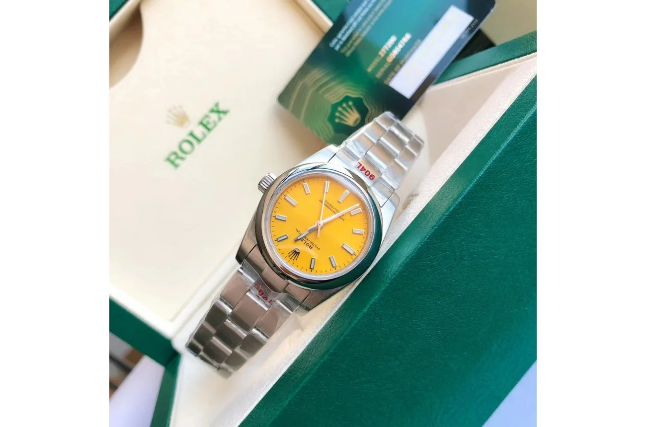Couple Watches Rolex Oyster Perpetual 31/41mm SS/SS Yellow/Stk - Bestter Watches