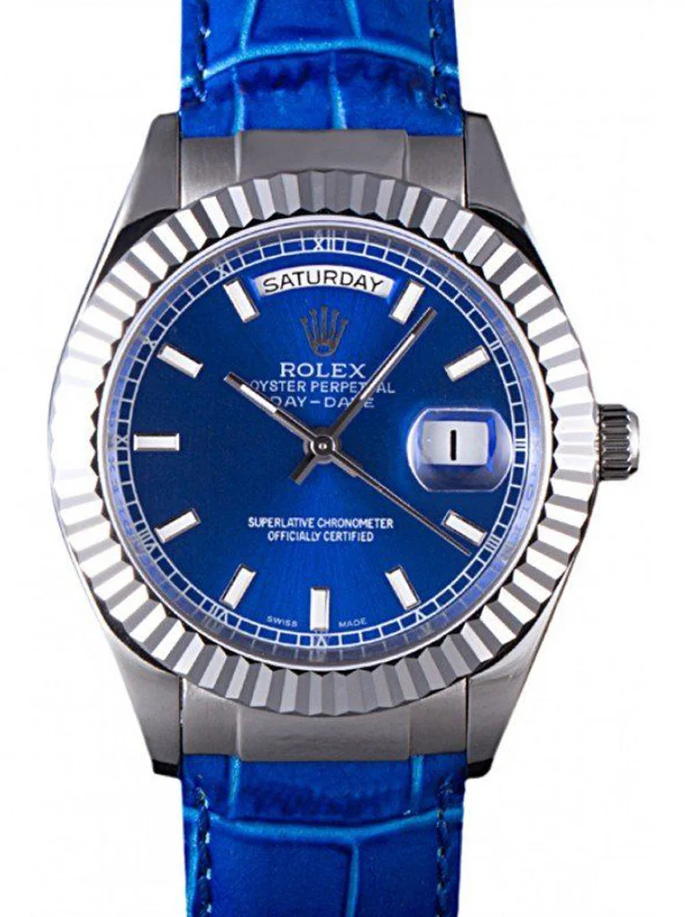 Superclone Rolex Day-Date 35mm Blue Dial 621490 - Bestter Watches