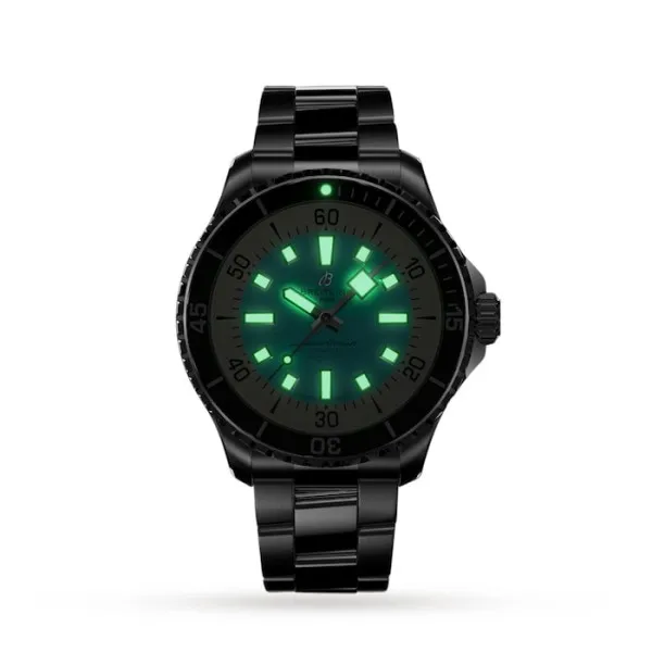 Breitling Superocean Men Automatic Turquoise Stainless Steel Watch A17376211L2A1 - Bestter Watches