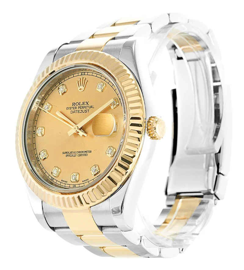 Rolex Datejust II 41mm Gold Dial 116333 - Bestter Watches