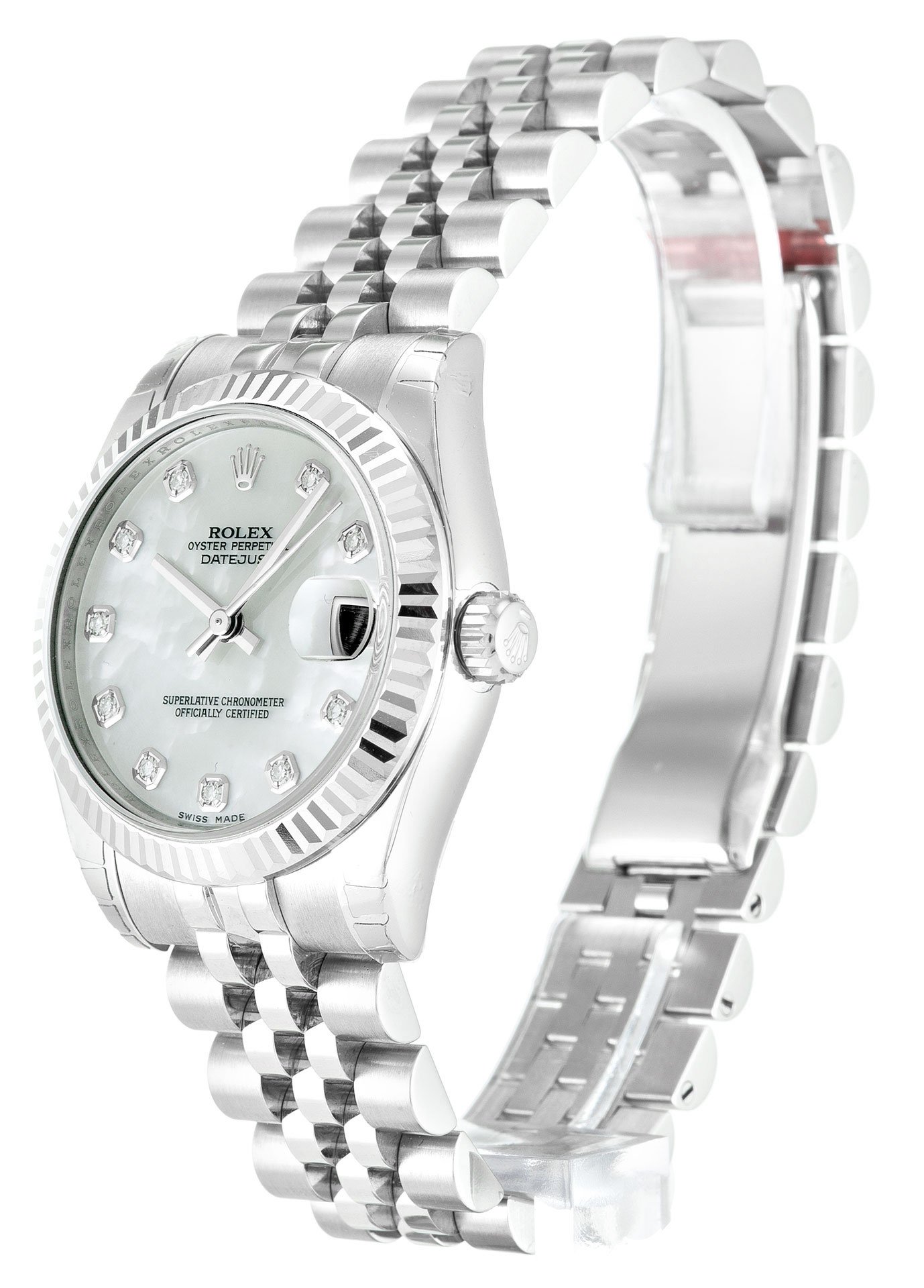 Rolex Lady-Datejust 31mm Mother of Pearl   White Dial 178274 - Bestter Watches