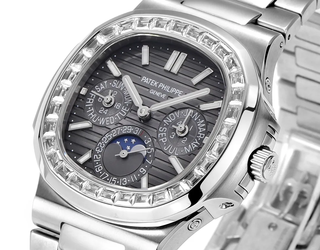 Patek Philippe Nautilus Grey Complication Watch - Bestter Watches