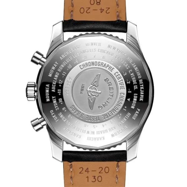 Breitling Navitimer Men Automatic Black Leather Watch A24322121B2X1 - Bestter Watches