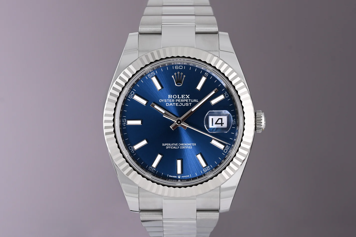 Rolex Datejust 41mm Blue Dial 126334 Oyster - Bestter Watches