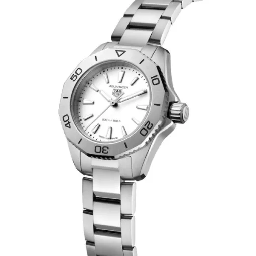 TAG Heuer Aquaracer Women Quartz Silver Stainless Steel Watch WBP1411.BA0622 - Bestter Watches