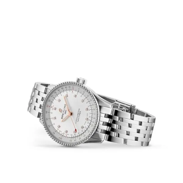 Breitling Navitimer Women Automatic Mother of Pearl Stainless Steel Watch A17395211A1A1 - Bestter Watches