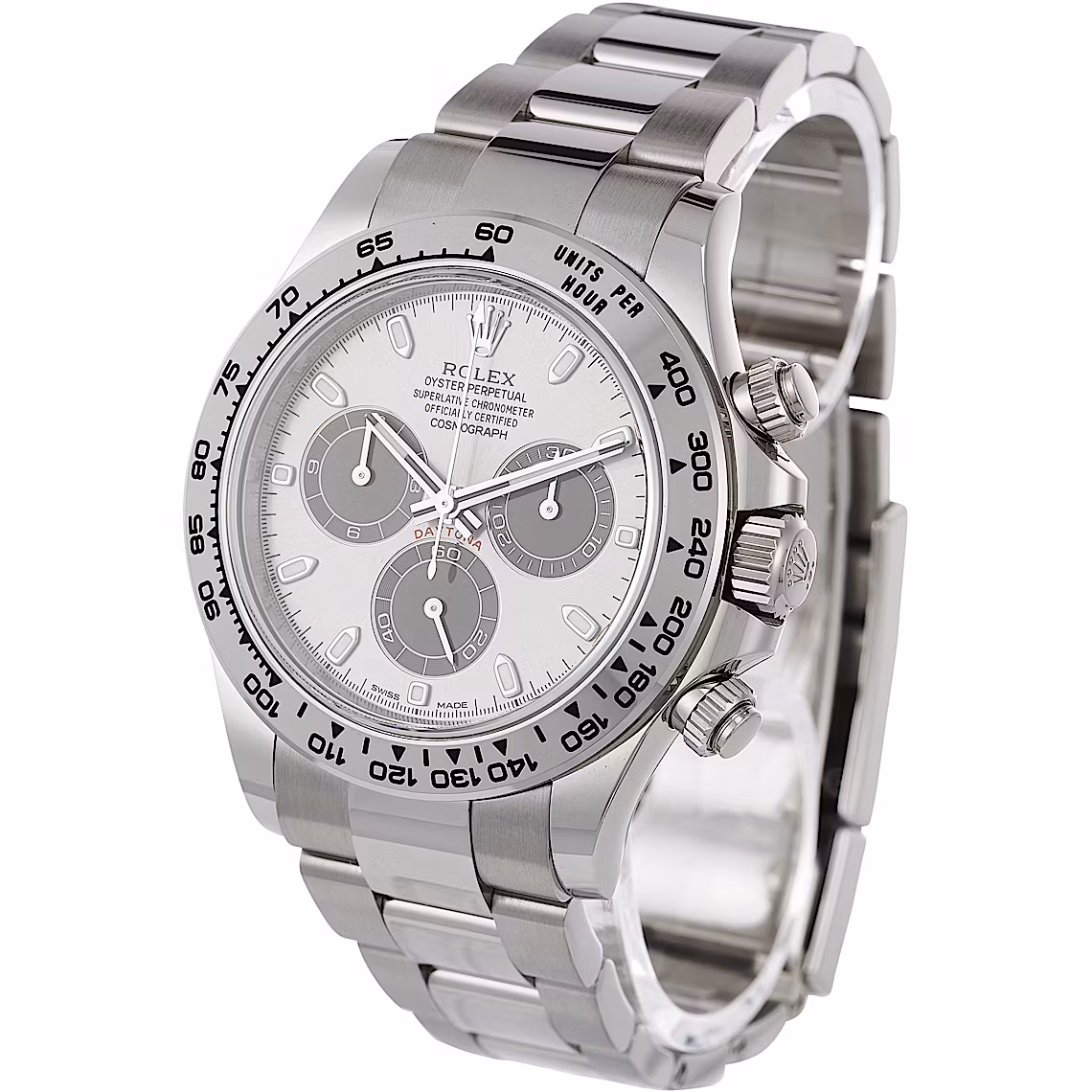 Superclone Rolex Daytona Silver Dial 116509 40mm - Bestter Watches