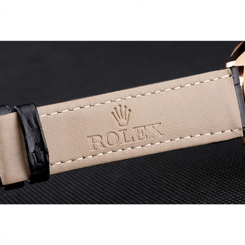 Superclone Rolex Cellini 38mm Black Dial REP016792 - Bestter Watches