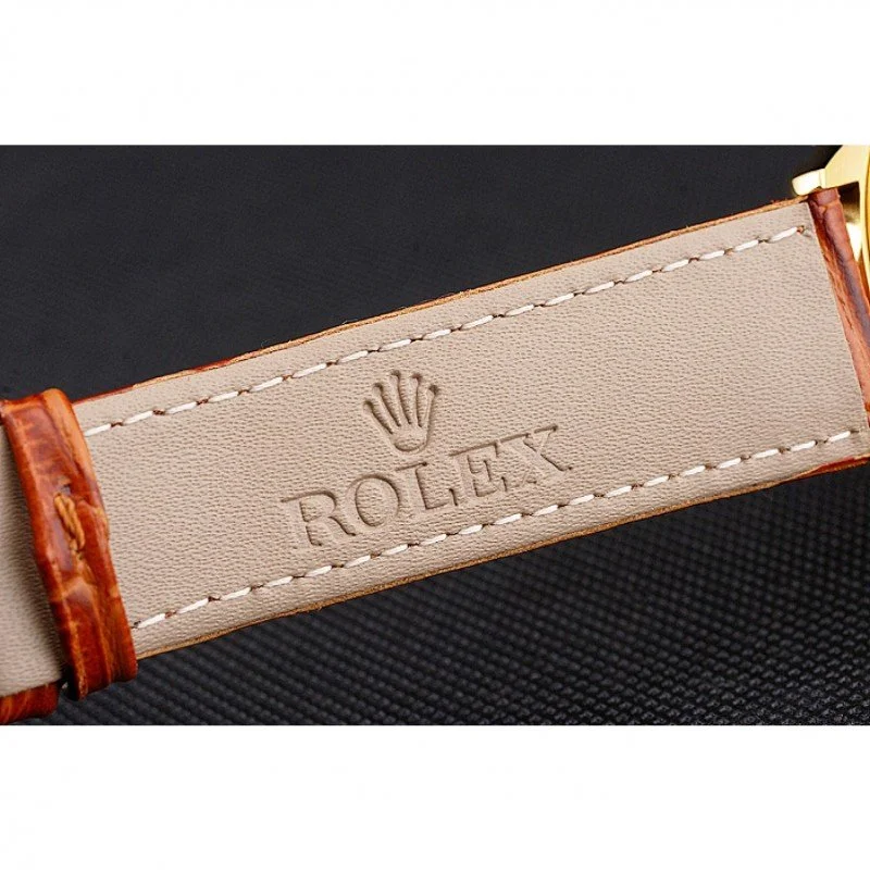 Superclone Rolex Cellini 38mm Gold Dial REP016789 - Bestter Watches