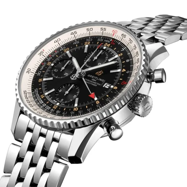 Breitling Navitimer Men Automatic Black Stainless Steel Watch A24322121B2A1 - Bestter Watches
