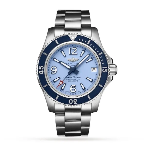 Breitling Superocean Women Automatic Blue Stainless Steel Watch A17316D81C1A1 - Bestter Watches