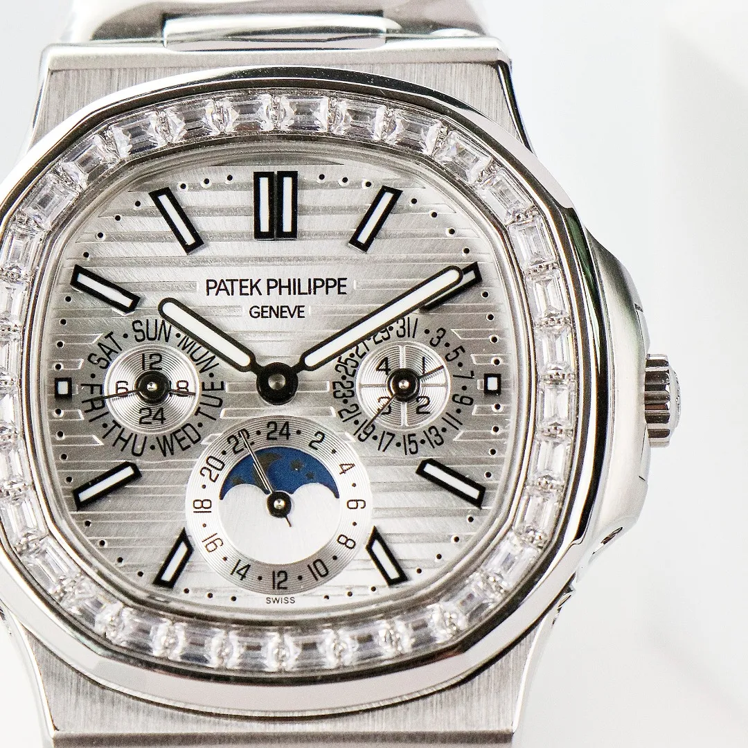 Patek Philippe Silver Nautilus Watch - Bestter Watches