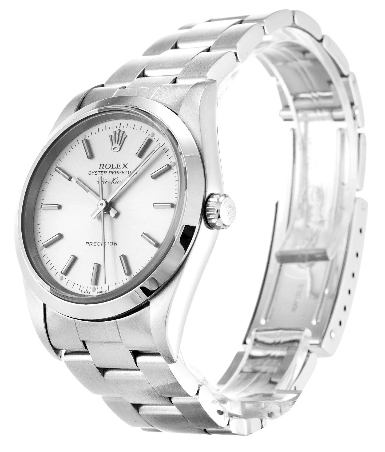 Rolex Air-King 34mm Silver Dial 14000M - Bestter Watches