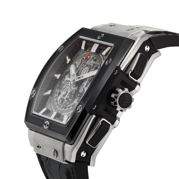 Hublot Spirit Of Big Bang Men Automatic Skeleton Leather Watch 601.NM.0173.LR - Bestter Watches
