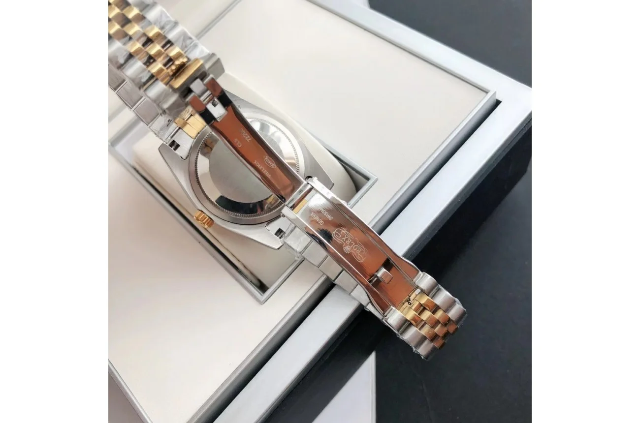 Couple Watches Rolex Datejust 36/28mm RG/SS Jub Grey/Rmn - Bestter Watches