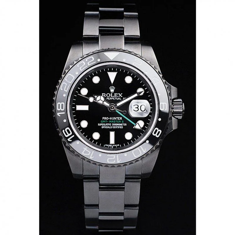 Superclone Rolex GMT-Master II 39mm Black Dial REP016828 - Bestter Watches