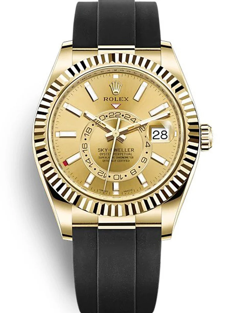 Rolex Sky-Dweller 42mm Champagne Dial 326238 - Bestter Watches