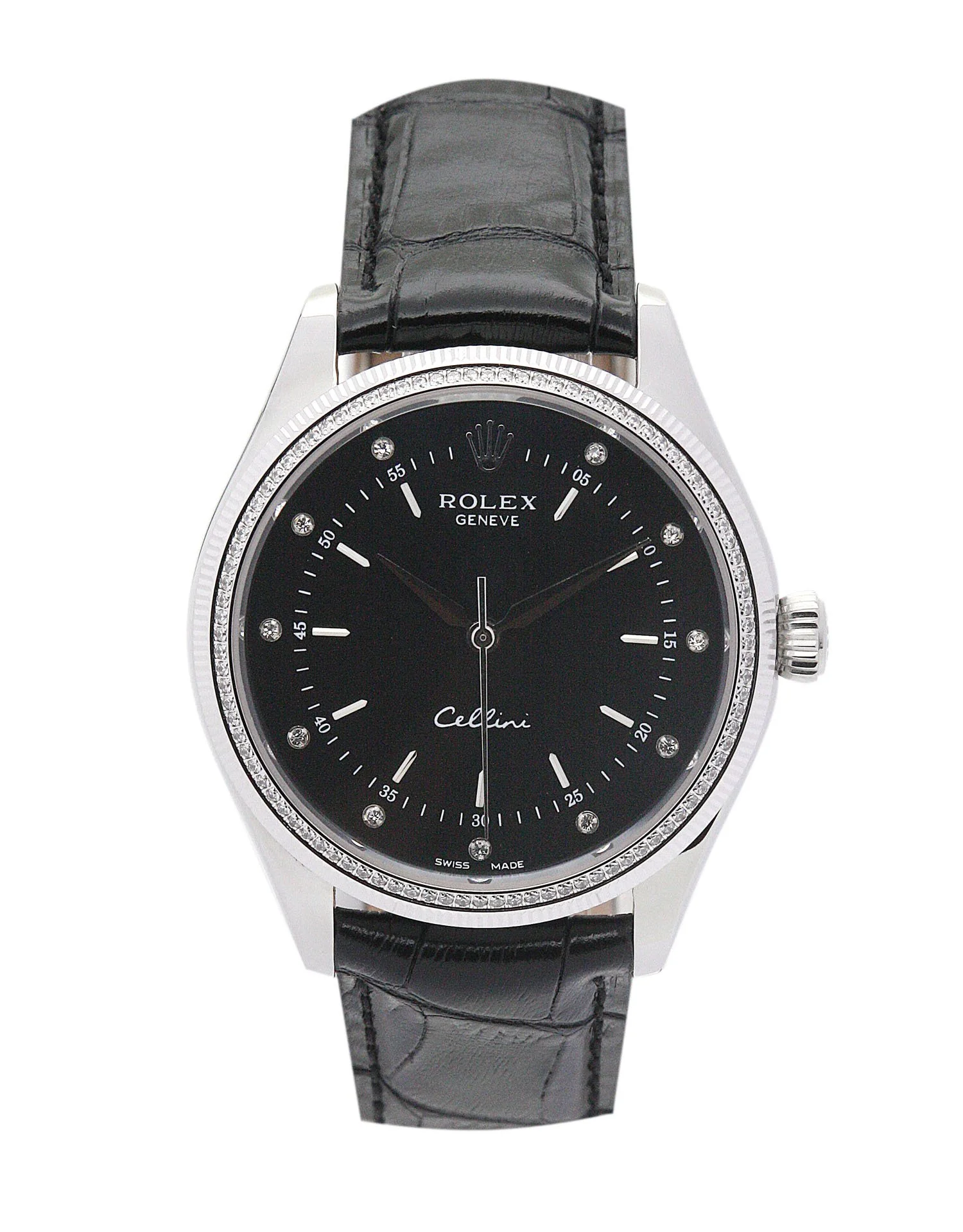 Rolex Cellini 39.5mm Black Dial 5310 - Bestter Watches