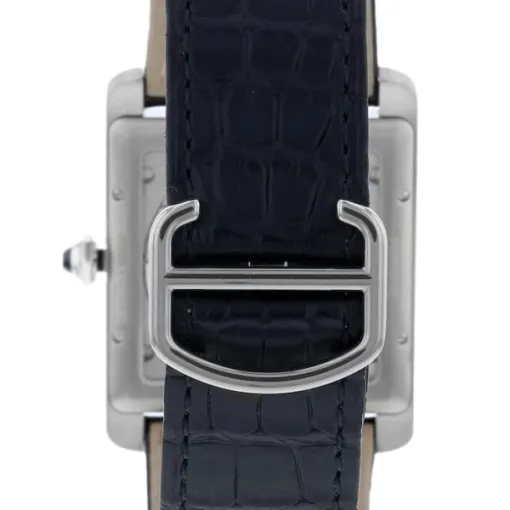 Cartier Tank MC Men Automatic Silver Alligator Watch W5330003 - Bestter Watches