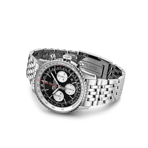 Breitling Navitimer Men Automatic Black Stainless Steel Watch AB0121211B1A1 - Bestter Watches