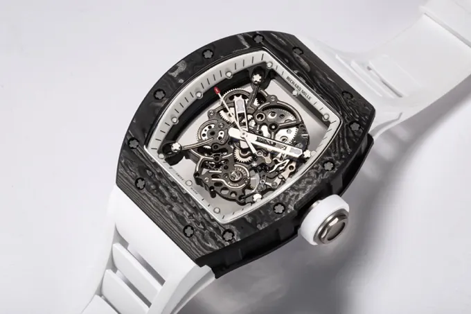 Richard Mille RM055 Black Carbon Fiber Watch - Bestter Watches