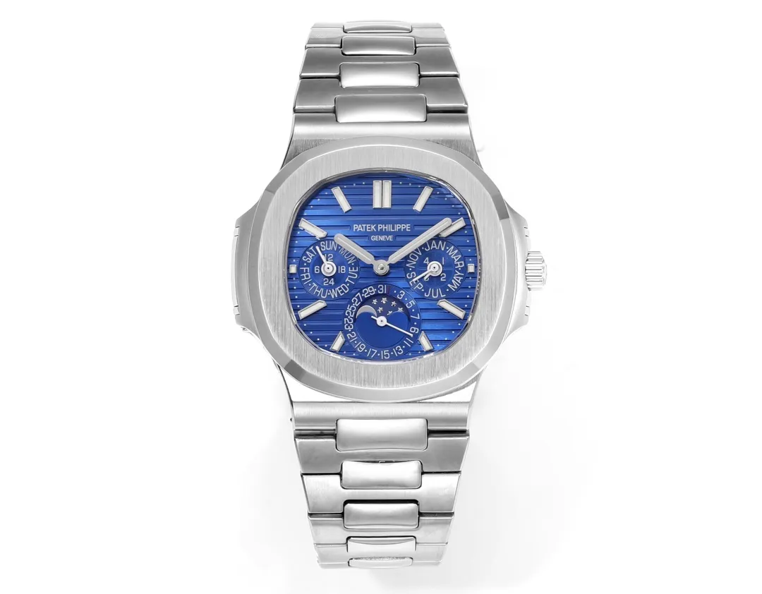 Patek Philippe Blue Nautilus Perpetual Calendar - Bestter Watches