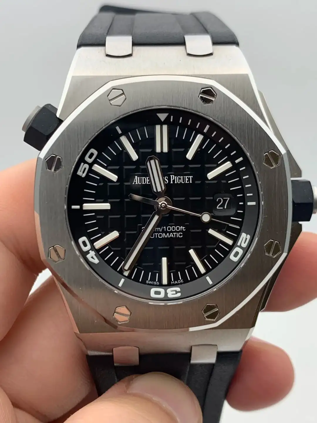 Audemars Piguet Royal Oak Offshore Diver Black 15710ST.OO.A002CA.01 - Bestter Watches