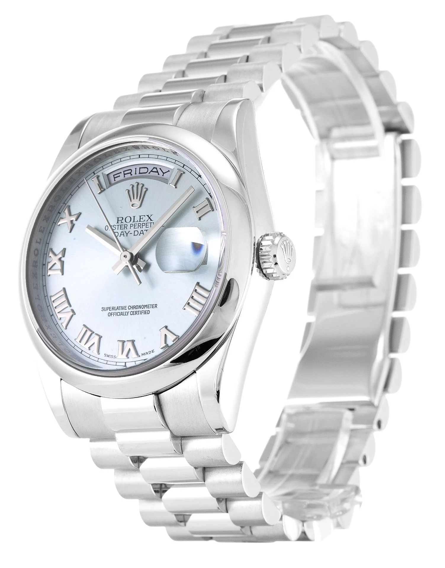 Rolex Day-Date 36mm Blue Dial 118206 - Bestter Watches