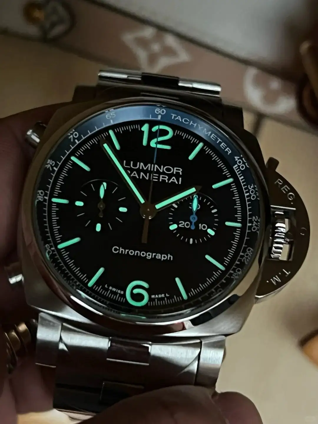 Panerai Luminor Men Automatic Blue Rubber Watch PAM01110 - Bestter Watches