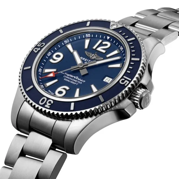 Breitling Superocean Men Automatic Blue Stainless Steel Watch A17366D81C1A1 - Bestter Watches