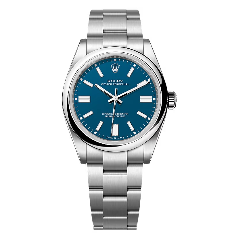 Superclone Rolex Oyster Perpetual 277200 Med Blue Dial - Bestter Watches