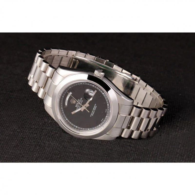 Superclone Rolex Day-Date 40mm Black Dial 80294 - Bestter Watches