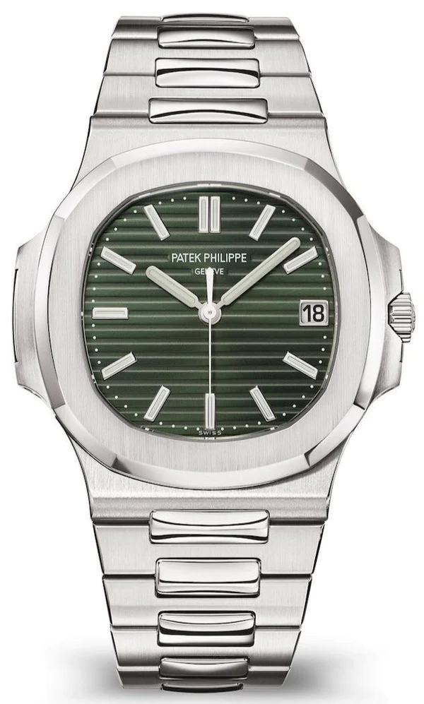 Patek Philippe Nautilus Automatic Olive-Green Dial Watch 5711/1A-014 - Bestter Watches
