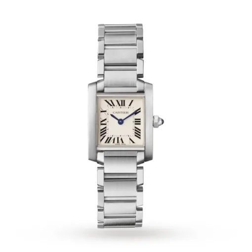 Cartier Tank Française Women Quartz Silver Stainless Steel Watch W51008Q3 - Bestter Watches