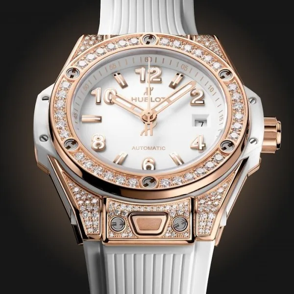 Hublot Big Bang Women Automatic White Rubber Watch 485.OE.2080.RW.1604 - Bestter Watches