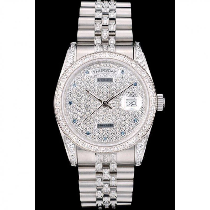 Rolex Day-Date 36mm Diamond Dial 41985 - Bestter Watches