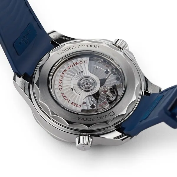 Omega Seamaster Men Automatic Blue Rubber Watch O21032422003001 - Bestter Watches