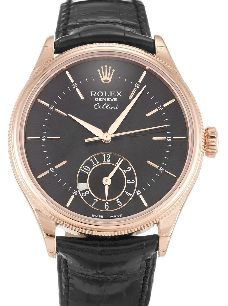 Rolex Cellini 39mm Black Dial 50525 - Bestter Watches