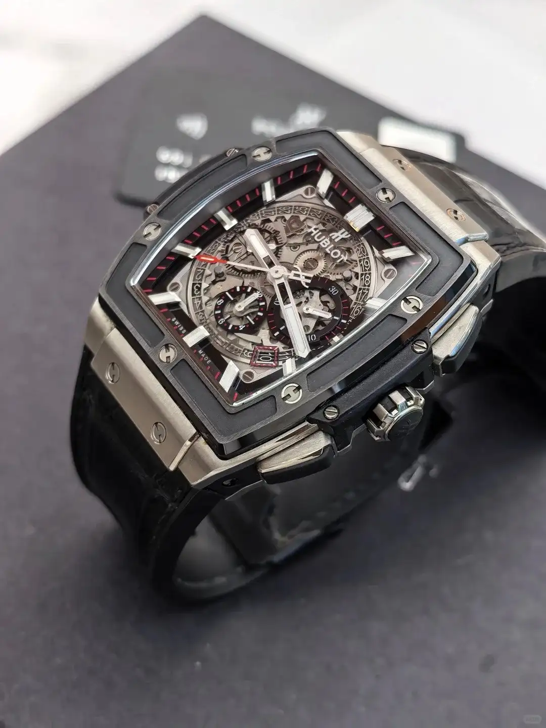 Hublot Spirit Of Big Bang Men Automatic Black Rubber Watch 601.NM.0173.RX - Bestter Watches