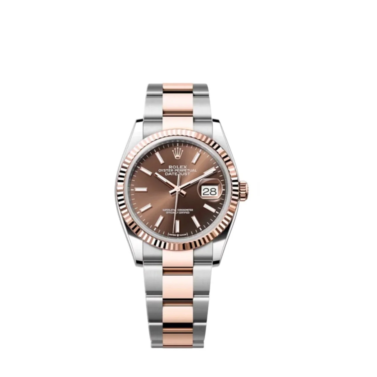 Superclone Rolex Datejust 36 mm Chocolate Dial 126231 Oyster - Bestter Watches