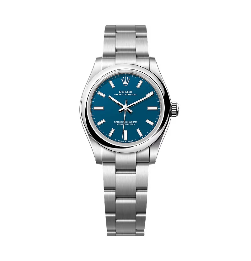 Superclone Rolex Oyster Perpetual 277200 Med Blue Dial - Bestter Watches
