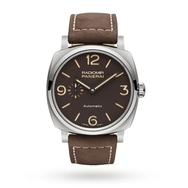Panerai Radiomir Men Automatic Brown Calf Watch PAM00619 - Bestter Watches