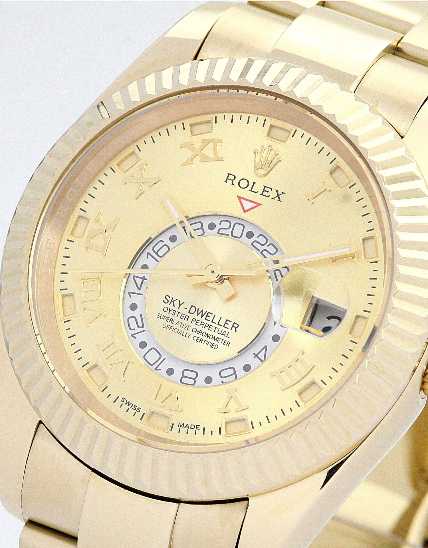 Rolex Sky-Dweller 42mm Champagne Dial 326938 - Bestter Watches