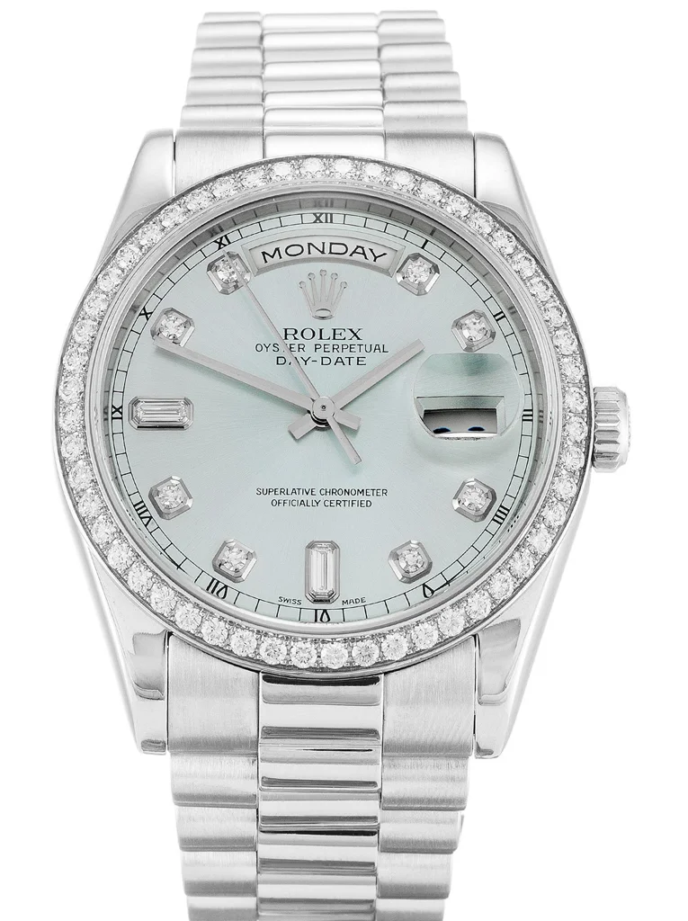 Rolex Day-Date 36mm Blue Dial 118346 - Bestter Watches