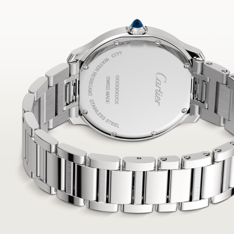 Cartier Ronde Must Men Quartz Silver Stainless Steel Watch WSRN0034 - Bestter Watches